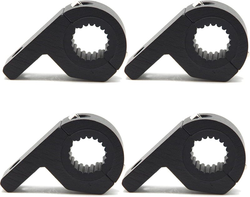 UFsenten led Driving Lights Clamp Mount Set 4PCS for 0.75", 1", 1.25" Bullbar Roof Rack Roll Cage Horizontal Bar Aluminum Alloy Clamp Mounting Kit for Motorcycle Jeep SUV Truck ATV UTV - Image 1